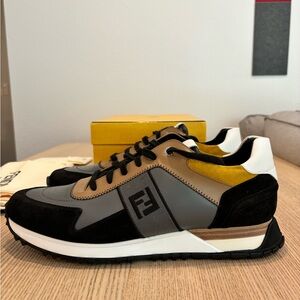 Fendi 13 Men US/46 Europe FF Logo Sneakers
